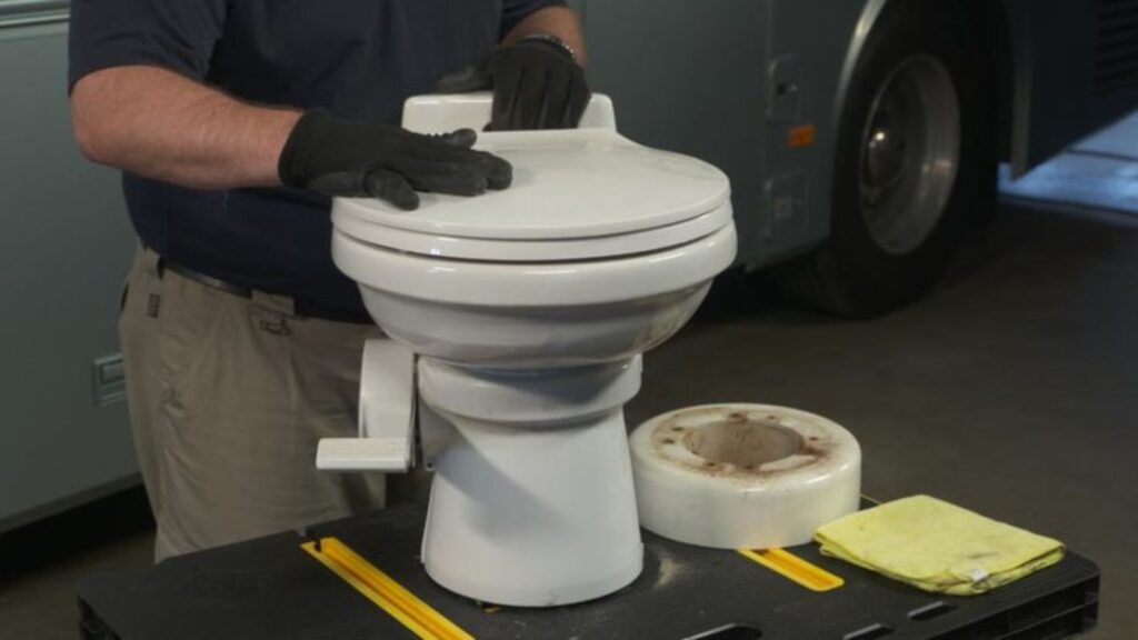 waterless rv toilet