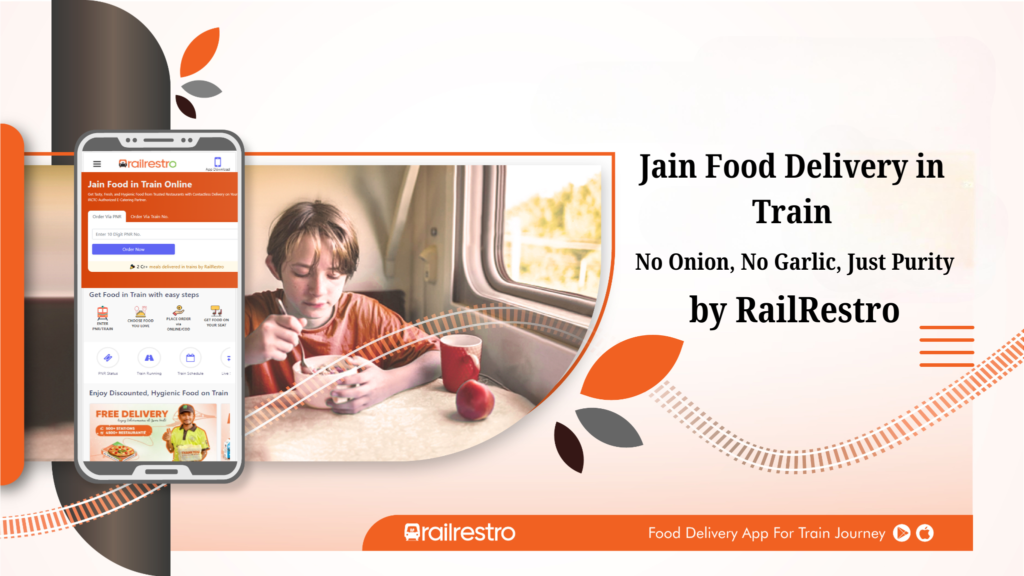 jain food delivery in train