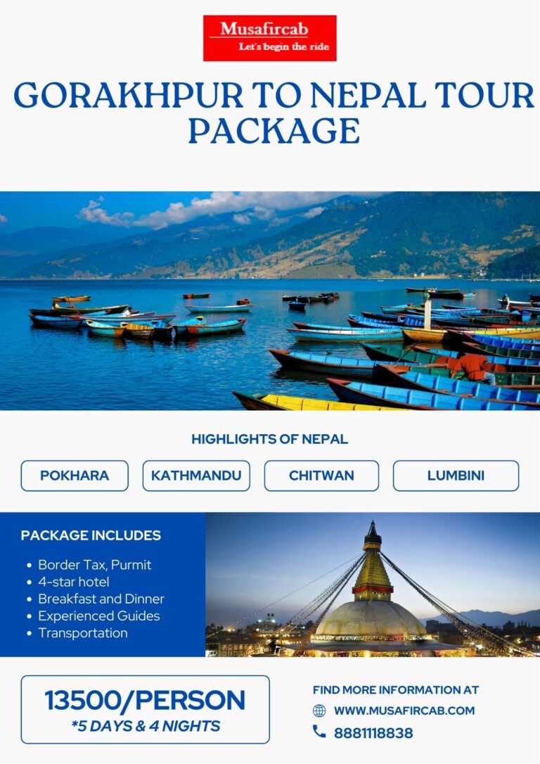 Nepal tour package from Gorakhpur