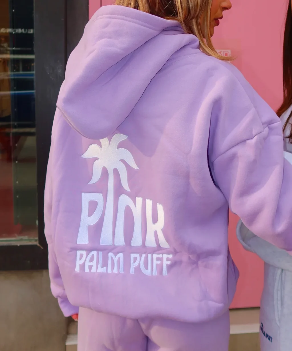 pink palm puff