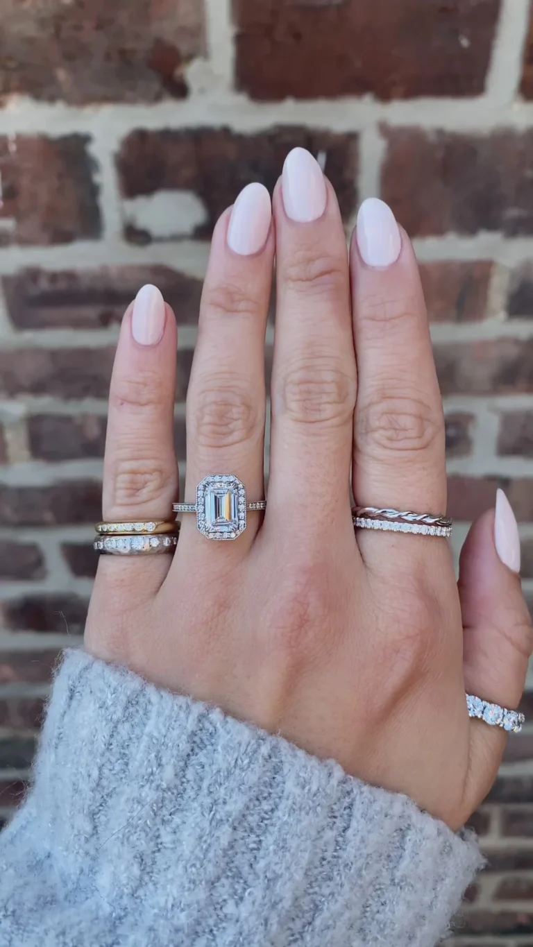 emerald cut diamond ring